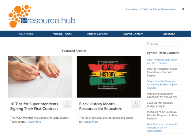 ACSA Resource Articles