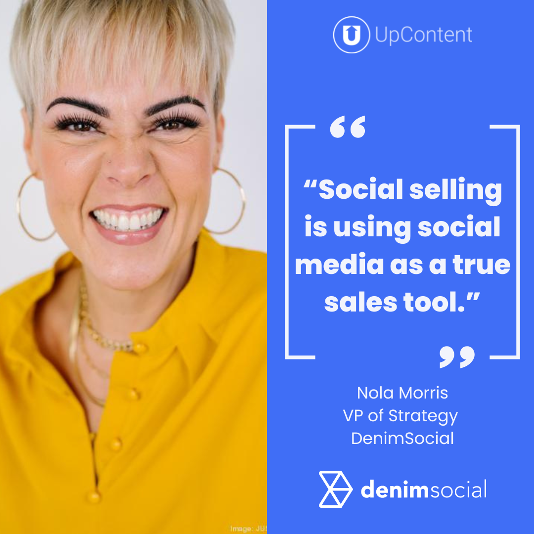 Social selling is using social media as a true sales tool.